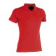 Polo femme manches courtes HEROCK Freya rouge