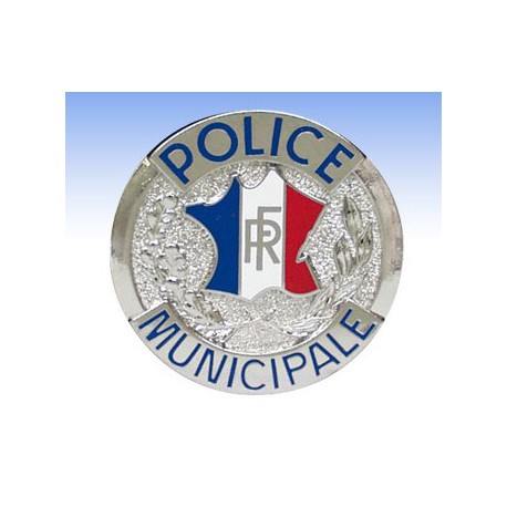 Médaille Police Municipale pour porte carte - achat en ligne d'insigne  métal pour porte carte