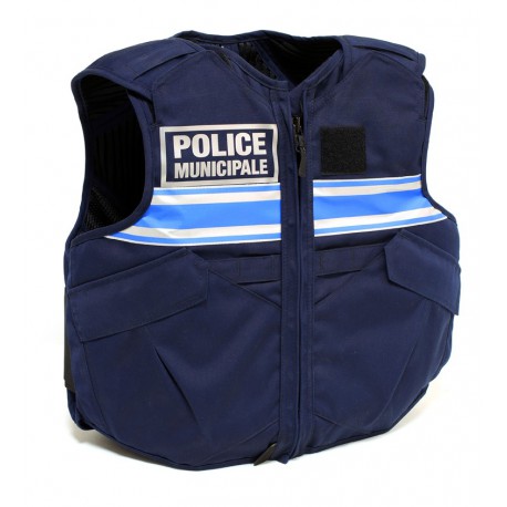 Gilet Pare Balle zippé Police Municipale