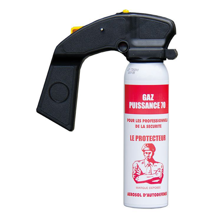 Bombe lacrymogène gaz cs lacrymogène format 100ml spray - Rhinodefense
