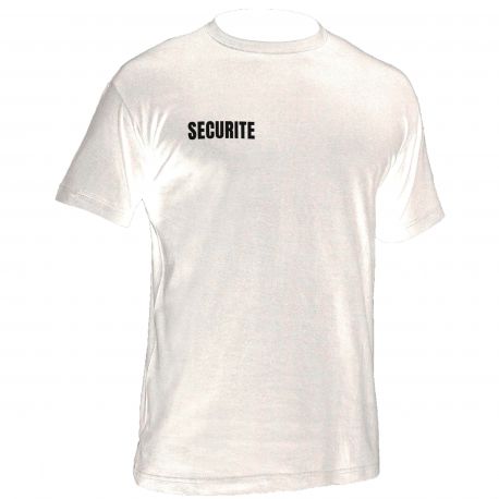 T shirt blanc SECURITE