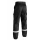 Pantalon F2 noir à bande grise