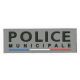 Bande poitrine Police Municipale en gomme sur velcros Bleu Blanc Rouge
