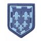 Ecusson Gendarmerie Légion BRODE Basse Visibilité Bleu Centre