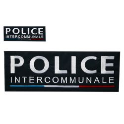 Panneau brodé Police Intercommunale
