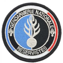 Ecusson Gendarmerie RESERVISTE brodé