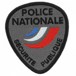 Ecusson de bras POLICE NATIONALE SECURITE PUBLIQUE Basse Visibilité